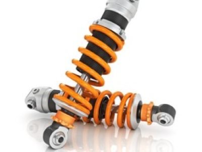 Orange Coil Motorcycle Shock Absorbers – Pair